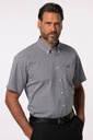 722860 - Chemise, business, manches courtes, carreaux vichy, jusqu'au 8 XL, Comfort Fit