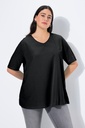 807284 - T-shirt à coupe évasée. Décolleté en V et manches courtes