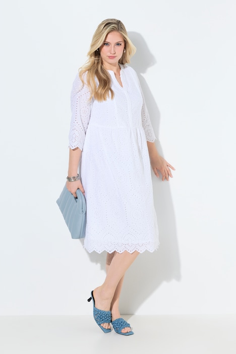 [816704200-44+] 816704 - Robe midi (blanc neige, 44/46)