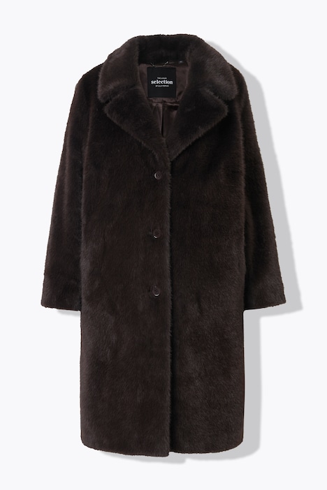 852605 - Manteau en fausse peau lainée