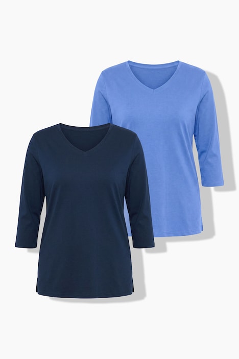 853424 - T-shirts basiques, lot de 2