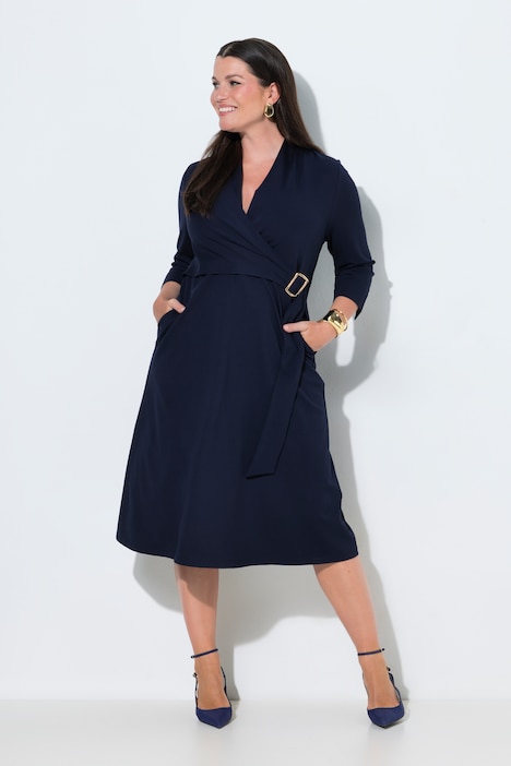 853439 - Robe midi en jersey
