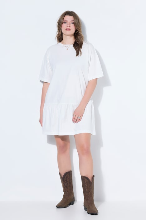 [849429200-44+] 849429 - Robe en jersey (blanc cassé, 44/46)