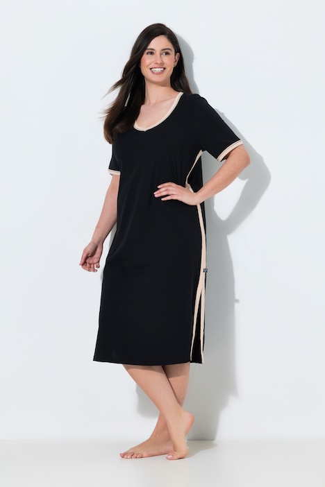 [851237100-44+] 851237 - Chemise de nuit (noir, 44/46)