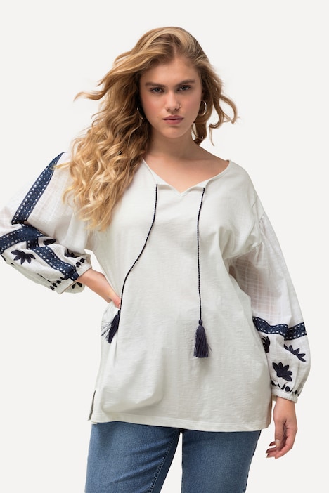 [827721200-48+] 827721 - Blouse (blanc neige, 48/50)