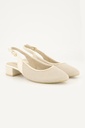 838381 - Slingbacks en cuir