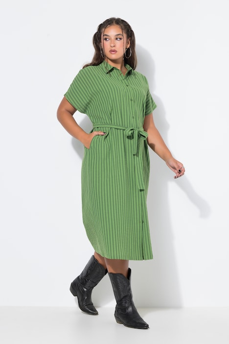 852637 - Robe chemisier, longueur midi