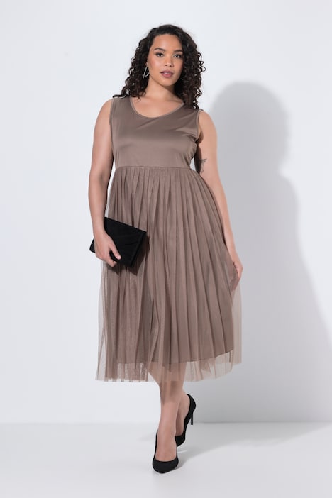 853879 - Robe midi plissée