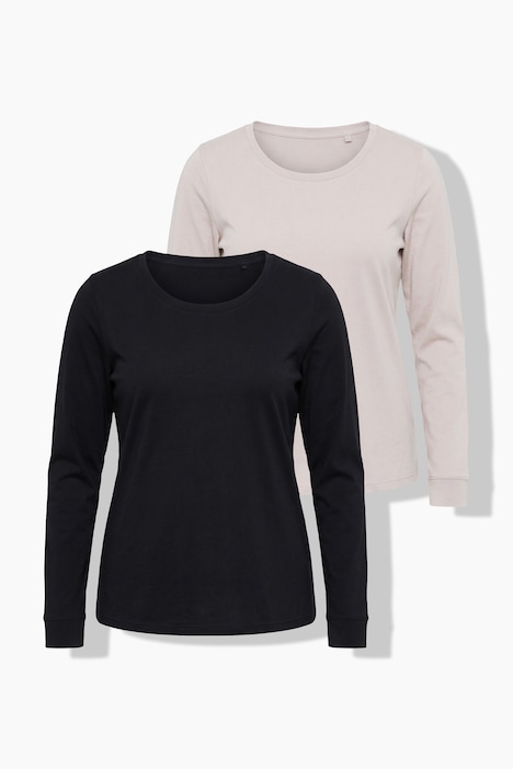 855108 - T-shirts à manches longues, lot de 2