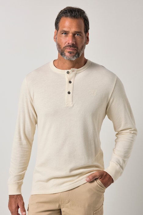 851075 - T-shirt Henley à manches longues