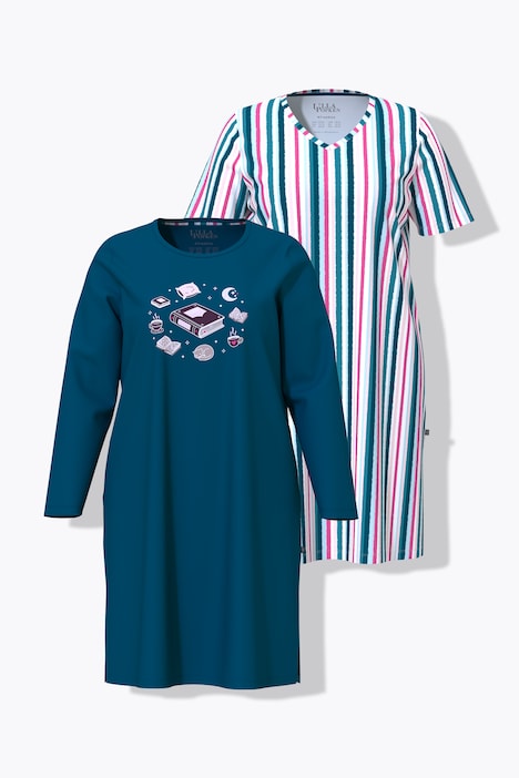 852702 - Chemises de nuit / grands T-shirts, lot de 2