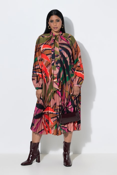855140 - Robe midi plissée