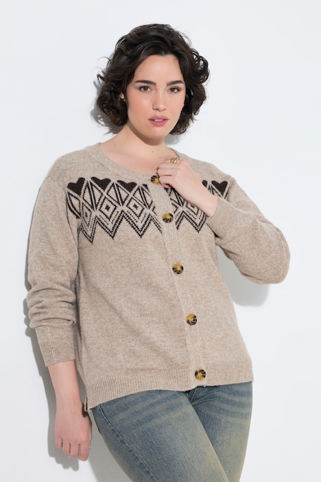 853940 - Cardigan motif norvégien