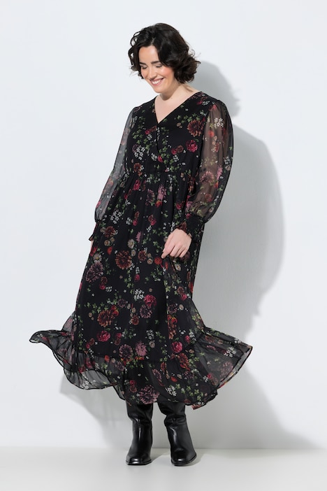 855290 - Robe maxi en mousseline