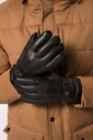 724705 - Gants en cuir  véritable. Doublure chaude et patte de réglage.