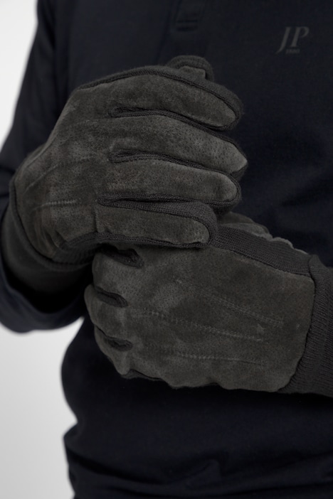 [811683130-L] 811683 - Gants en cuir (noir, L)