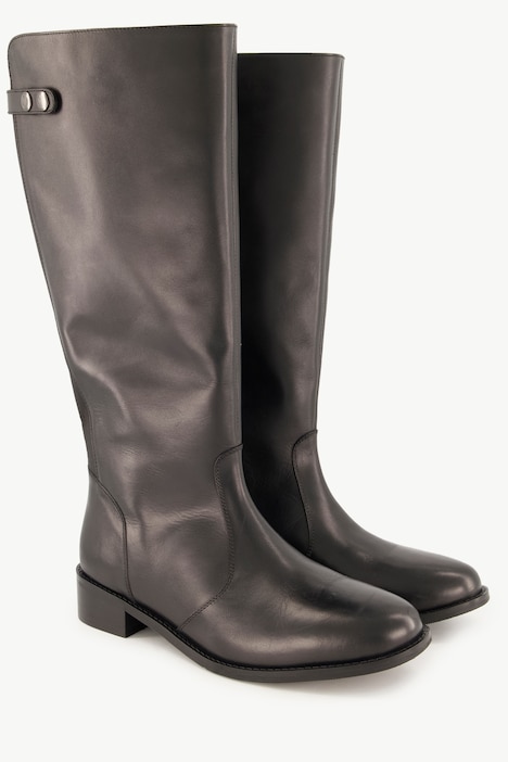 [834152100-38] 834152 - Bottes en cuir, tige XXL (noir, 38)