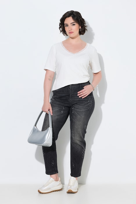 [841316100-44] 841316 - Jean Boyfriend (noir, 44)
