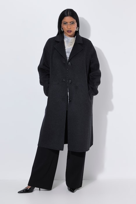 [851780100-44+] 851780 - Manteau en laine (44/46)
