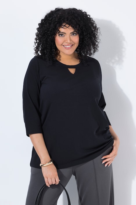 [853492100-44+] 853492 - T-shirt (noir, 44/46)