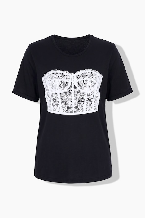 [854497100-44+] 854497 - T-shirt (noir, 44/46)